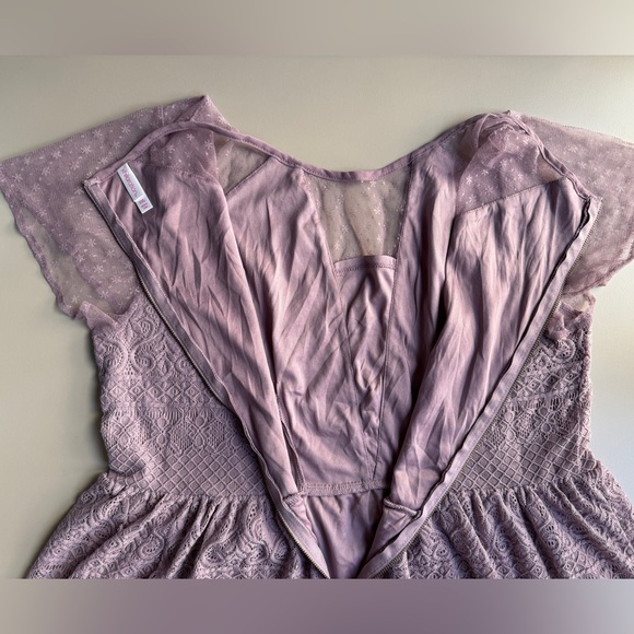 Xhilaration Fairy Goth Lace Cocktail Dress Violet Purple Y2K Women’s XXL - Picture 10 of 16